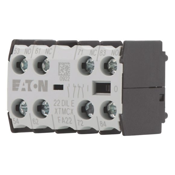 Eaton 22DILE – Bloco de Contato Auxiliar 2NA+2NF para Mini-Contator DILEM/DILER, 220V 9A