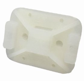 HellermannTyton LKCS/A – Fixador Autoadesivo 32x25 mm Natural em PA6.6
