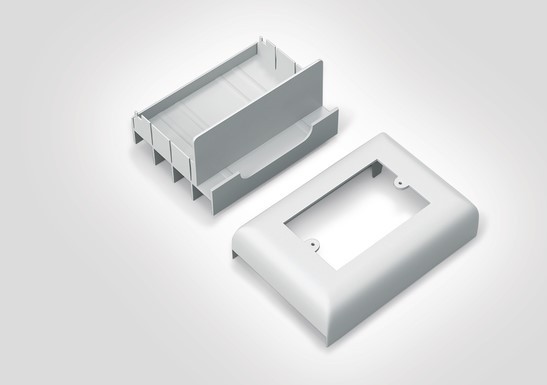 SMSAU Unicanal para Suporte de Espelho Universal 4x2