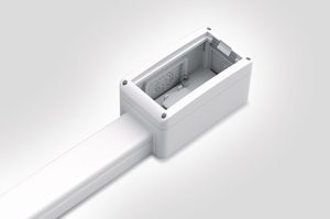 HellermannTyton PD1M – Caixa de Parede 1 Módulo, ABS Branco
