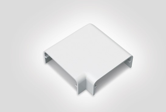 CP5020 - Curva Plana 90º para Minicanal 50x20mm