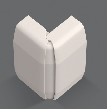 HELLERMANN MC AEM – Cotovelo Externo Articulado em ABS Branco | Megacanal