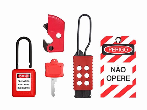 Kit de Bloqueio de Disjuntores Motor, DIN, NEMA e Caixa Moldada