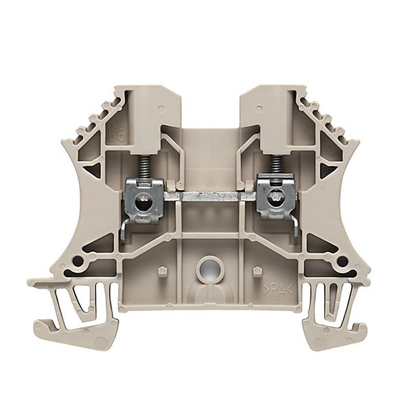 WEIDMÜLLER WDU 2,5 – Conector Parafuso 2,5 mm², 800 V, 24 A (Bege)