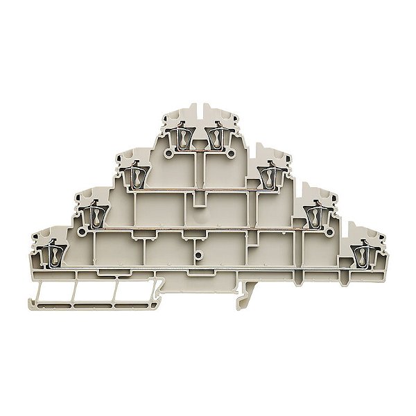 WEIDMÜLLER ZVLD 2.5 – Conector Modular de 4 Conexõs (8x2,5mm²) | Linha Z - Conexão Mola