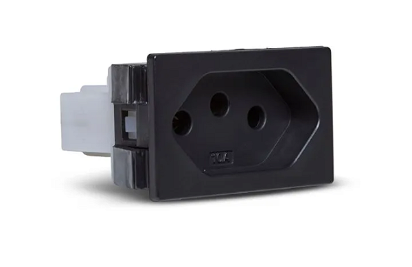 STECK S862 – Tomada de Painel 2P+T 250V Conexão com Borne IP20 | Kick