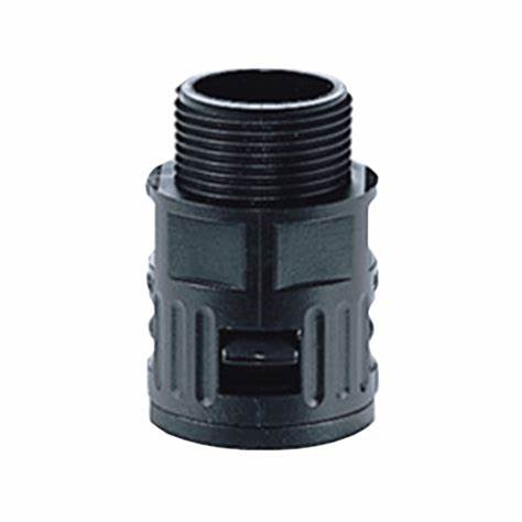 WEYER WQG1-M25B/AD28.5 Preto Terminação Reta Engate Rápido M25x1.5