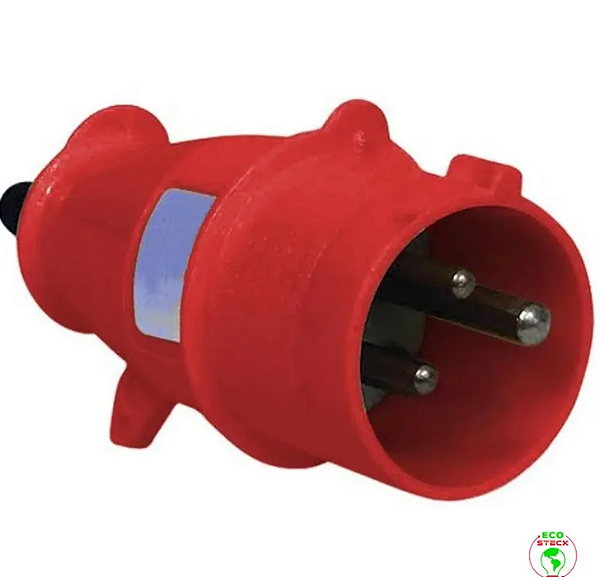 STECK S4076 – Plugue Vermelho 16A 3P+T 380-440V 6H IP44 | Brasilkon