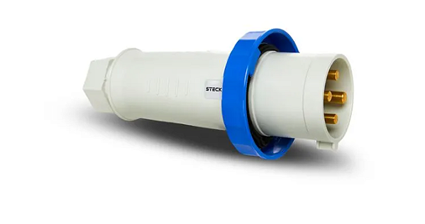 STECK N4579 – Plugue Azul 63A 3P+T 250V 9H IP67 | Newkon