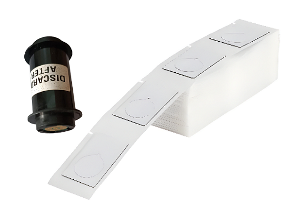 BRADY PTLEP-168-593 – Etiqueta de Poliéster Adesiva em Alto Relevo Branca 30,5 x 48,2mm | Rolo com 100 Peças