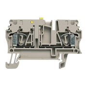 WEIDMÜLLER ZTR 2.5 – Conector Seccionável 2,5mm² 500V 20A Bege | Linha Z - Conexão Mola