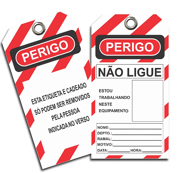 TAGOUT ETF2CF – Etiqueta de Bloqueio "Não Ligue" | LOTO