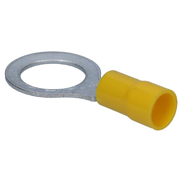 CEMBRE GP-M10 – Terminal Anel Isolado Amarelo M10 4–6 mm² | 12–10 AWG