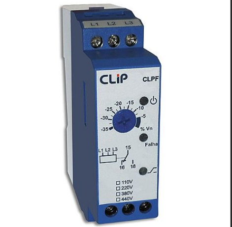 CLIP CLPF – Monitor de Relé para Falta de Fase 220V
