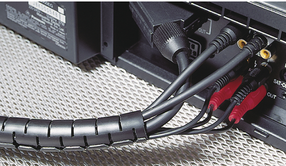 HELLERMANN HWPP16 – Organizador de Cabos Helawrap Ø16mm (5/8") | Caixa com 25 Metros