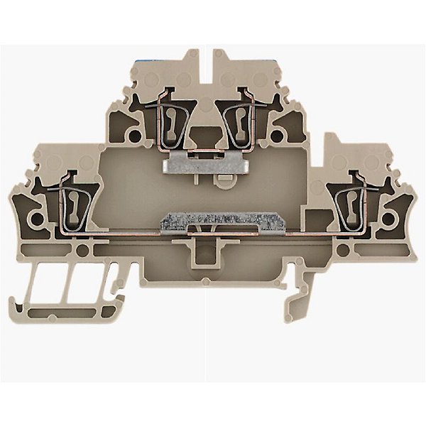 Conector Mola Duplo ZDK 2.5N-DU Bege - 2,5mm²