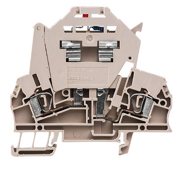 Conector Mola Porta Fusível ZSI 2.5LD 10.36VDC/10.36VCA - LED - 2.5mm²