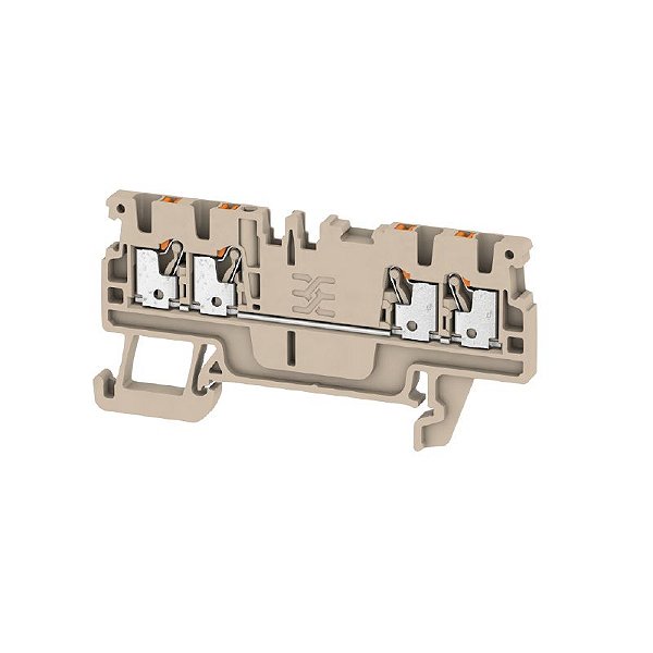 Conector Push-In A4C 1.5 Bege 1,5mm² 4 conexões