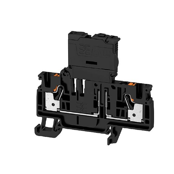 AFS 2C 10-36V BK - Conector Porta Fusível Push-In Preto