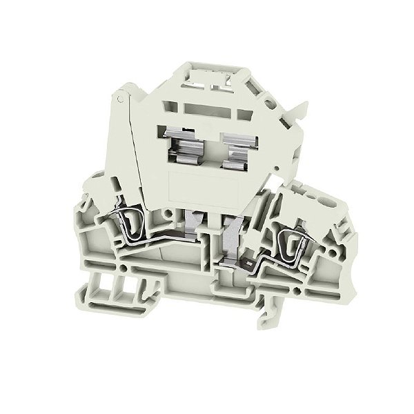 ZSI 2.5 GR - Conector Mola Porta Fusíve Cinza 300V - 2.5mm²