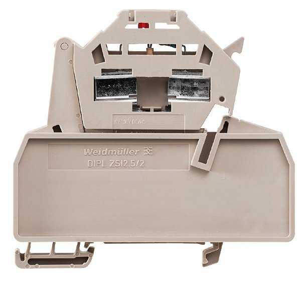 ZSI 2.5/2/LD 250AC - Conector Mola Porta Fusível C/ Led