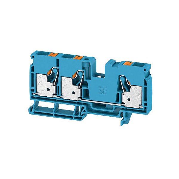 Conector Push-In A3C 10 BL Azul 10,00mm² 3 conexões