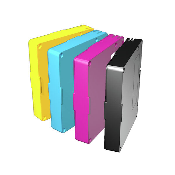 WEIDMÜLLER PJ CON INK SET – Conjunto de Cartuchos de Tinta para PrintJet Connect | 4 Cores - Ciano, Magenta, Amarelo, Preto