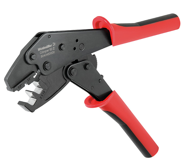 WEIDMÜLLER CRIMP 50 Z – Alicate Crimpador Trapezoidal para Ponteiras 35 a 50 mm² | RED LINE