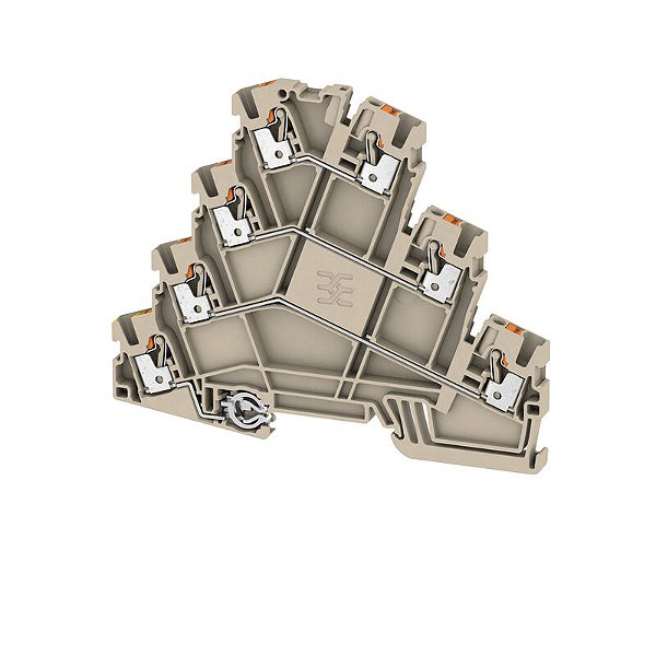 WEIDMÜLLER AMC 2.5 – Conector de 3 Andares para Motor com Conexão PUSH IN | Áreas Classifcadas