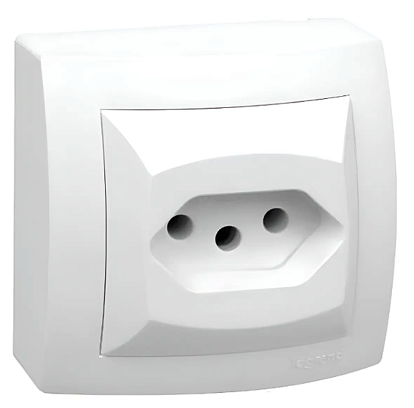 PIAL LEGRAND 675060 – Tomada Sobrepor 1 Módulo 2P+T 250V Branca | Sistema X