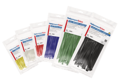 HELLERMANN T18L – Abraçadeira de Nylon 200 × 2,5 mm | Embalagem com 100 Peças