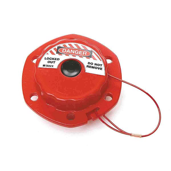 BRADY 51442 – Dispositivo de Bloqueio com Cabo Nylon 2,4 m Vermelho