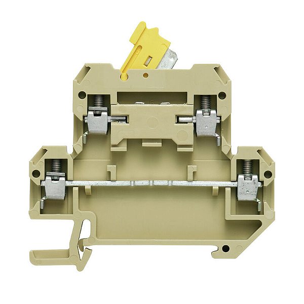 WEIDMÜLLER DKT 4/35 – Conector Duplo de Teste e Seccionamento 4mm² 400V