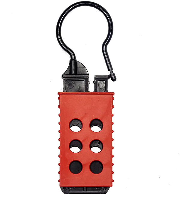 TAGOUT GP64AP – Garra de Bloqueio e Travamento Plástica 6 Furos 4 mm Gancho Curto