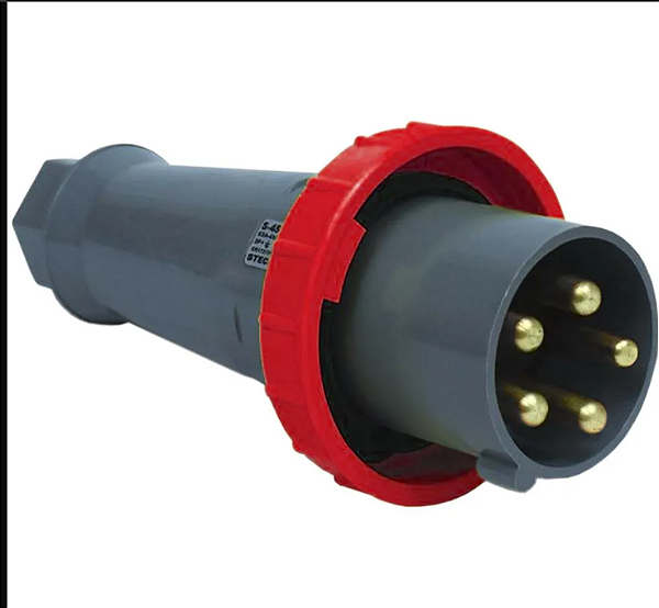 STECK S5576 – Plugue Reto Vermelho 63A 3P+N+T 380-440V 6H IP67 | Brasilkon