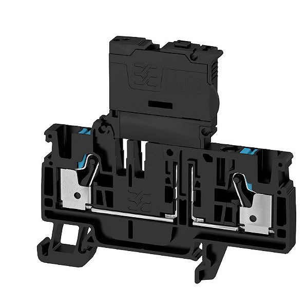 WEIDMÜLLER AFS 4 2C BK/BL – Conector Porta-Fusível 4 mm² | Linha A - Push In