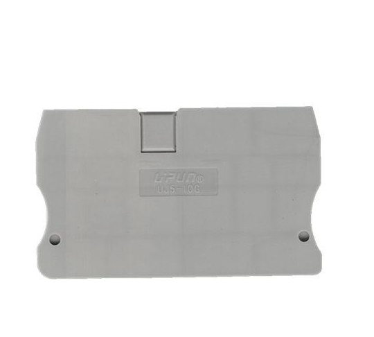 UPUN UJ5-1.5-2.5G – Tampa Cinza para Borne a Mola 2,5mm² | Série UJ5