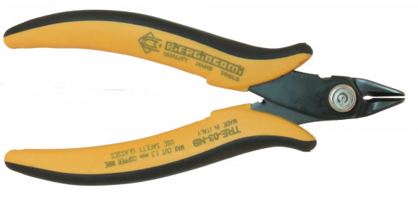 PIERGIACOMI TRE 03 NB – Alicate de Corte Rente 5" para Fios de Cobre (Ø1.3 mm)