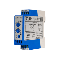 CLIP CLE-2R – Relé Temporizador Pulso/Retardo, 12VDC, 0,1s a 100h