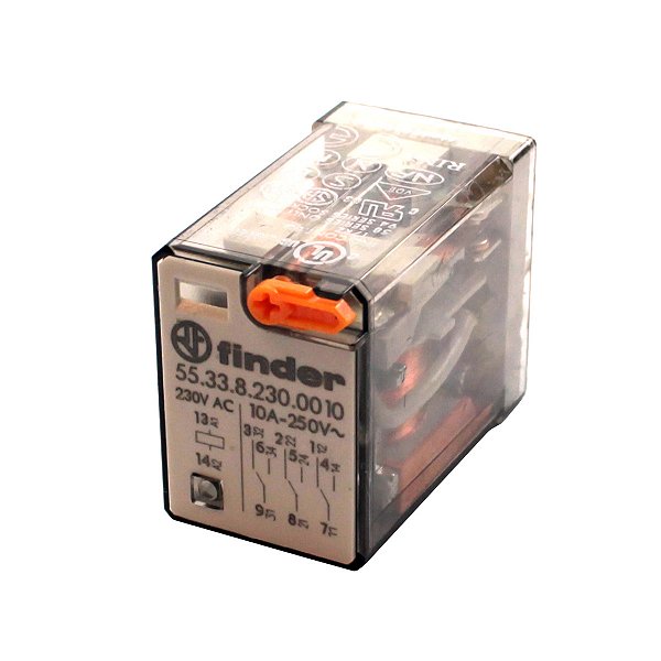 FINDER Mini Rele IND FIX BASE 3 REV 230VAC