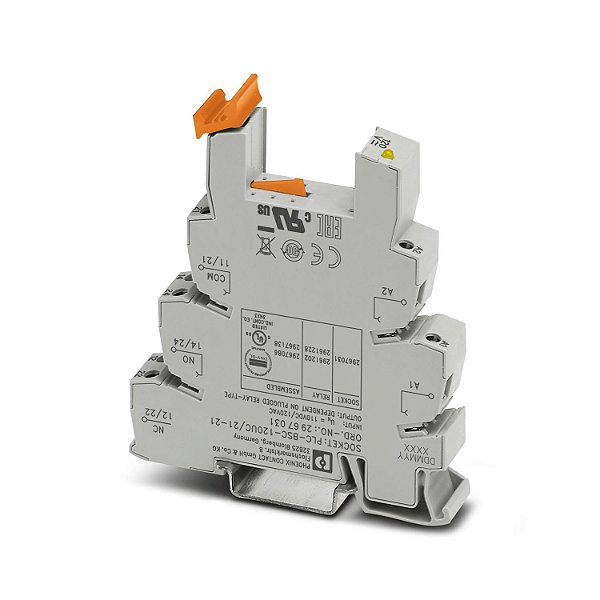 PHOENIX CONTACT PLC-BSC-120UC/21-21 – Base de Relé 120 V AC/DC