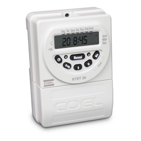 COEL RTST-20HRP – Relé Programador de Horário Digital 110-240 Vca  48-63 Hz