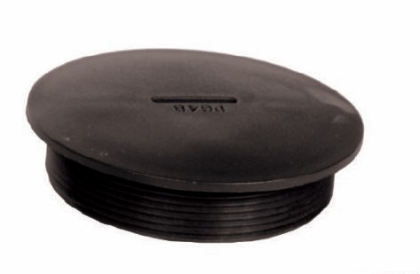 WEYER DPK-M Tampão Plástico Preto com Rosca Métrica