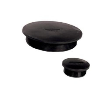 WEYER DPK-G Tampão Plástico Preto com Rosca Gás