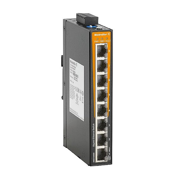 WEIDMULLER Switch não Gerenciável IE-SW-EL08-8GT 8 Portas 2682230000