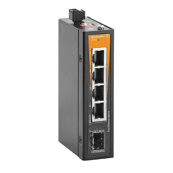 WEIDMULLER Switch não Gerenciável IE-SW-ELB-05-4TX-1FESFP 5 Portas 2828590000