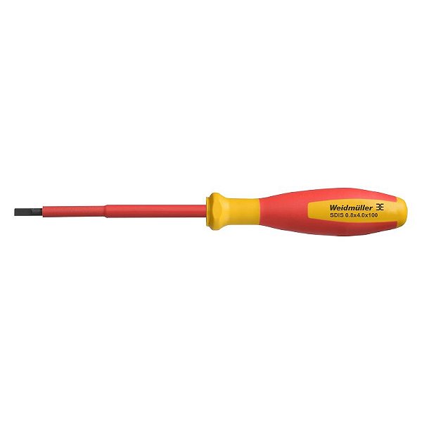 Weidmüller SDIS 0.8x4.0x100 – Chave de Fenda Isolada 2749820000