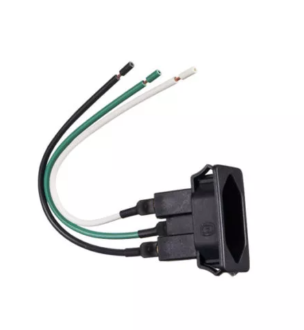 MARGIRIUS TPA2-3 E6F – Tomada de Painel Retangular 2P+T 20 A c/ Rabicho