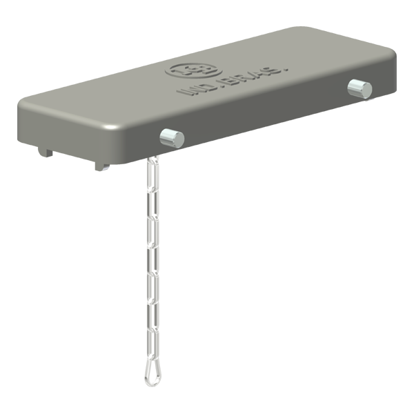 KAP PB16P – Tampa de Proteção para Bases e Carcaças 16 Polos com Trava por 2 Alavancas | Padrão EN