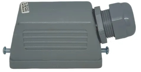 STECK SCPL2R16 – Carcaça Plugue Multipolar 2 Rebites 16 Polos (Entrada Lateral)